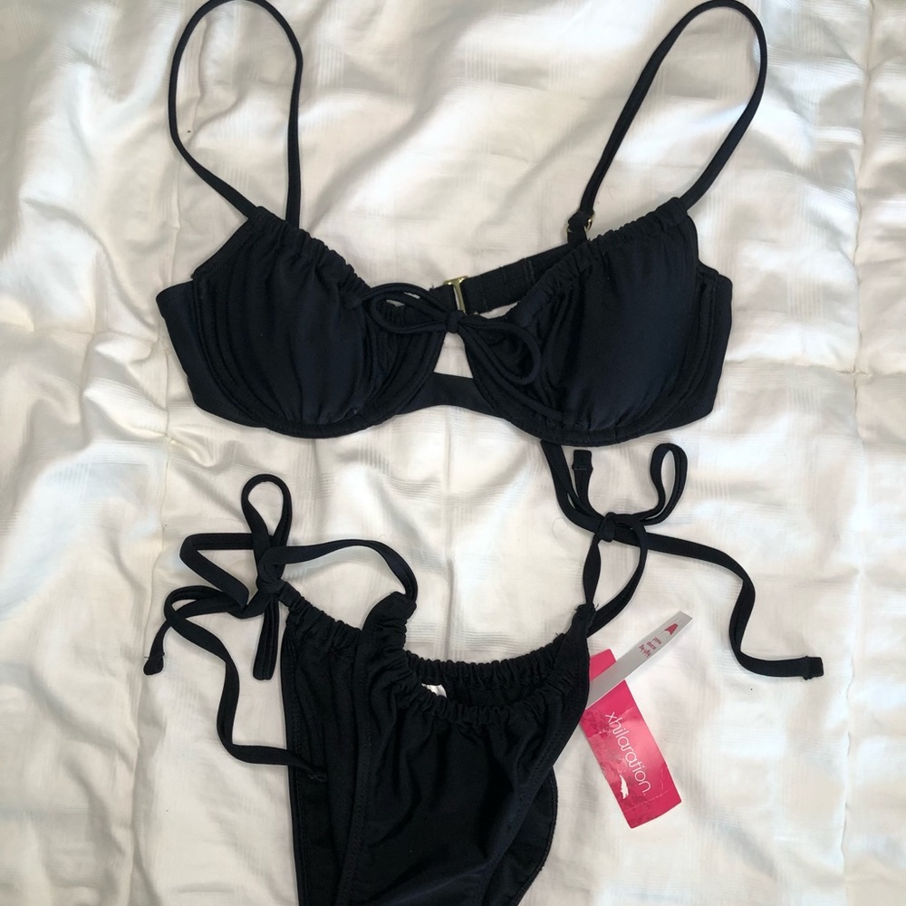 Xhilaration Black Bikini Set